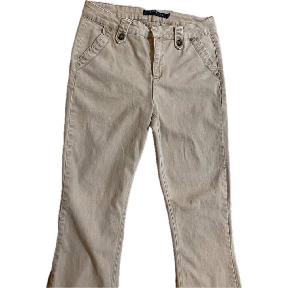 One 5 One Women's Buisness Casual Pants Khakis Straight Leg
